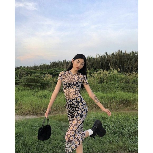 Lil Mz Daisy Mesh Dress - Picture 2 of 11